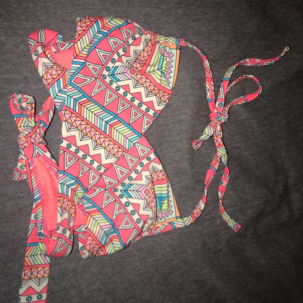 colorful bikini top